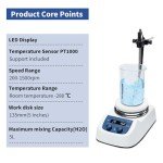 ONiLAB 5" Magnetic Stirrer with LED Hotplate