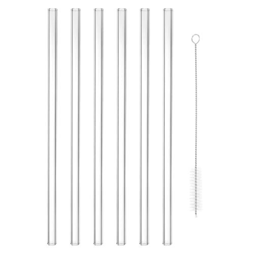 12-Inch Borosilicate Glass Blowing Tubes - 6 Pack