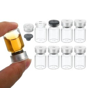 PATIKIL 5ml Lab Sample Vials with Caps - 8 Pack