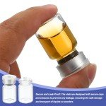 PATIKIL 5ml Lab Sample Vials with Caps - 8 Pack