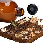 16oz Amber Glass Boston Bottles with Caps - 2pcs