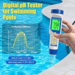Yewhick 7-in-1 Salt and pH Meter for Pools