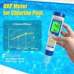 Yewhick 7-in-1 Salt and pH Meter for Pools