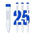 15mL Sterile Conical Centrifuge Tubes - 25 Pack