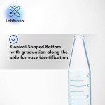 15mL Sterile Conical Centrifuge Tubes - 25 Pack