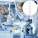 Transparent Plastic Graduated Measuring Cylinder for Labs