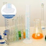 Transparent Plastic Graduated Measuring Cylinder for Labs