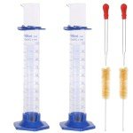 100ml Plastic Graduated Cylinder Set with Hex Base