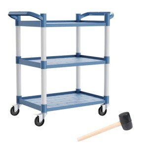 RAYOCON Heavy Duty 3-Tier Rolling Utility Cart