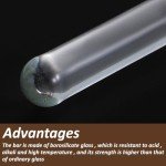 3.3 Borosilicate Glass Stir Rods - 4 Pack
