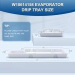 Whirlpool Kenmore Refrigerator Evaporator Tray Replacement