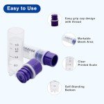 CryoKing 2.0ml Sterile Cryovials with Yellow Caps