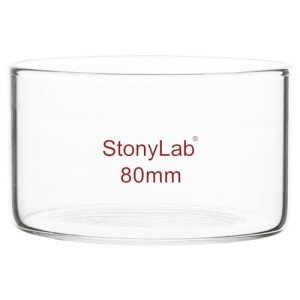 Stonylab Thick-Wall Borosilicate Crystallizing Dish 100 ml