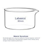 Heavy-Duty 100ml Crystallizing Dish with Spout