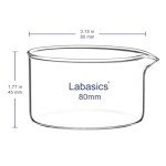 Heavy-Duty 100ml Crystallizing Dish with Spout