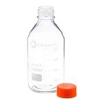 IVYX Scientific Borosilicate Media Storage Bottles - 2 Pack