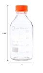 IVYX Scientific Borosilicate Media Storage Bottles - 2 Pack