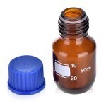 10 Pack 50ml Borosilicate Glass Storage Bottles