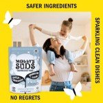 Molly's Suds Dishwashing Pods - 60 Grease-Cutting Tabs