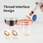 Zoomto PTFE Syringe Filters, 0.45um, 100PCS