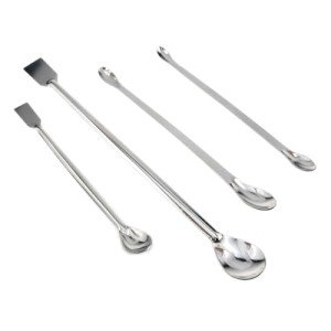 Stainless Steel Micro Sampling Spoons - Set of 4