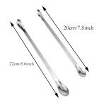 Stainless Steel Micro Sampling Spoons - Set of 4