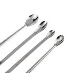 Stainless Steel Micro Sampling Spoons - Set of 4