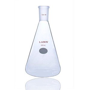 500mL Heavy Wall Erlenmeyer Flask with 24/40 Joint