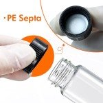 20PCS Clear 30ML Glass Vials with Screw Caps