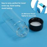 20PCS Clear 30ML Glass Vials with Screw Caps
