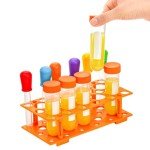 ZENFUN Jumbo Test Tubes Set with Stand - 12 Pieces