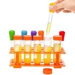 ZENFUN Jumbo Test Tubes Set with Stand - 12 Pieces