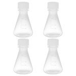 PATIKIL 50ml Narrow Mouth Erlenmeyer Flask Set