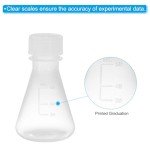 PATIKIL 50ml Narrow Mouth Erlenmeyer Flask Set