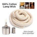 WUTA 200ml Stainless Steel Alcohol Lamp Burner