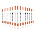 100 Pack of U-100 30G 1ml Disposable Syringes