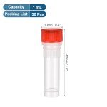 1mL Plastic Cryogenic Vial - 36 Pack