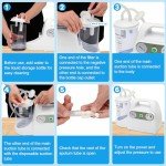 Portable 1000ML Veterinary Suction Machine 110V