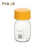 ULAB 100ml Round Glass Storage Bottles - Pack of 12