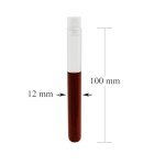 50pcs Clear Plastic Test Tubes with Caps