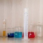 3pcs 250ml Plastic Graduated Measuring Cylinders Set