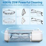 Ultrasonic Jewelry Cleaner with Digital Timer and Tank