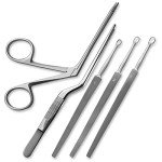 DEXSUR 3.5" Alligator Forceps 5-Piece Set
