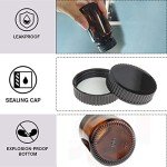 Wide Mouth Amber Glass Packer Bottles, 100 ML