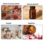 Wide Mouth Amber Glass Packer Bottles, 100 ML