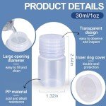 10-Pack Wide Mouth Plastic Reagent Bottles