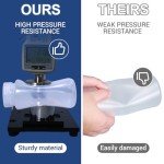 10-Pack Wide Mouth Plastic Reagent Bottles