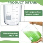 Borosilicate Glass 3000ml Lab Beaker Set
