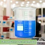 Borosilicate Glass 3000ml Lab Beaker Set