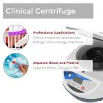 Fristaden Lab Benchtop Centrifuge with LCD Screen